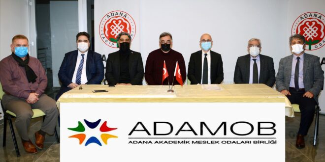 Adana Akademik Meslek Odaları Birliği (ADAMOB)’un dönem sözcülüğüne Adana Tabip Odası Başkanı Uzm. Dr. Selahattin Menteş getirildi.