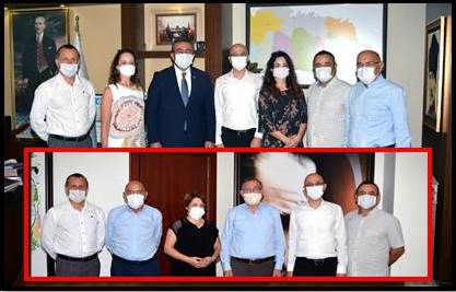 Adana Tabip Odası Yönetim Kurulu üyeleri Seyhan Belediye Başkanı Akif Kemal Akay ve Çukurova Belediye Başkanı Soner Çetin’i makamlarında ziyaret etti