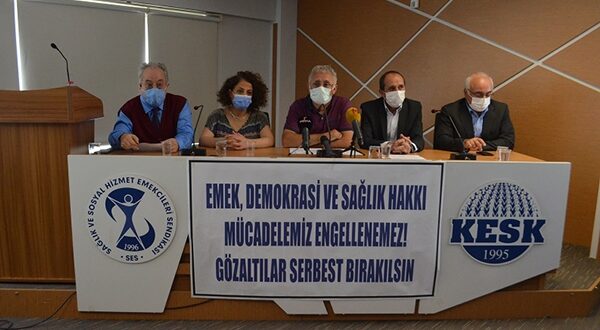 SES Yöneticilerinin Gözaltına Alınmasına Ortak Tepki: Emek, Demokrasi ve Sağlık Hakkı Mücadelemiz Engellenemez!