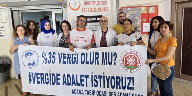 1.400.000 SAĞLIK ÇALIŞANI VERGİDE ADALET İSTİYOR