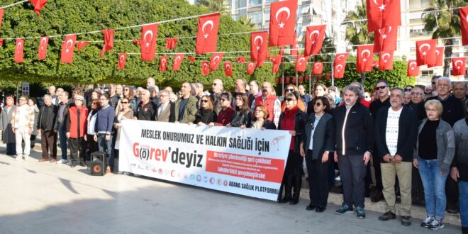 ADANA SAĞLIK PLATFORMU ATATÜRK’ÜN HUZURUNDA